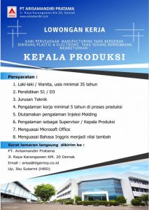 KEPALA PRODUKSI